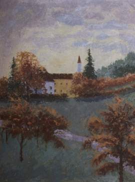 Weiherburg Schilderij van klooster